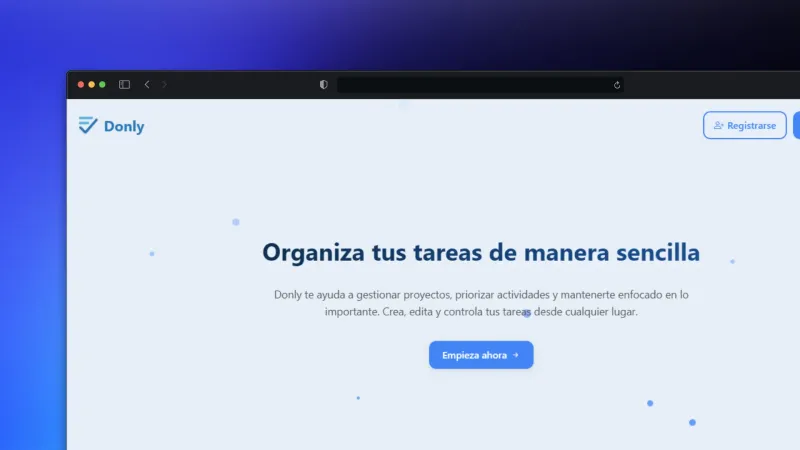 Screenshot of Donly - Todo List App