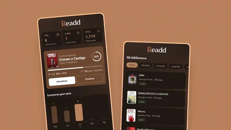 Captura de Readd - Biblioteca personal para lectores